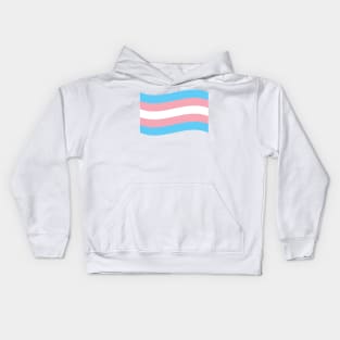 Transgender pride flag Kids Hoodie